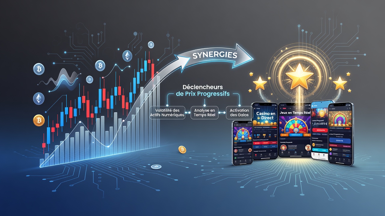Close-up view of a French mobile roulette table with live dealer and overlaid crypto volatility indicators affecting jackpot progression
